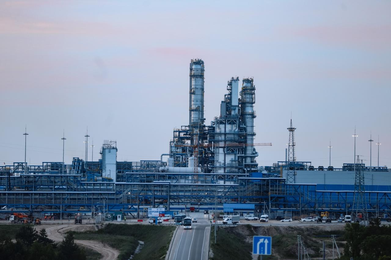 Газоперерабатывающий завод в Амурской области