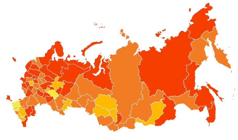 Карта распространения коронавируса в нижегородской области