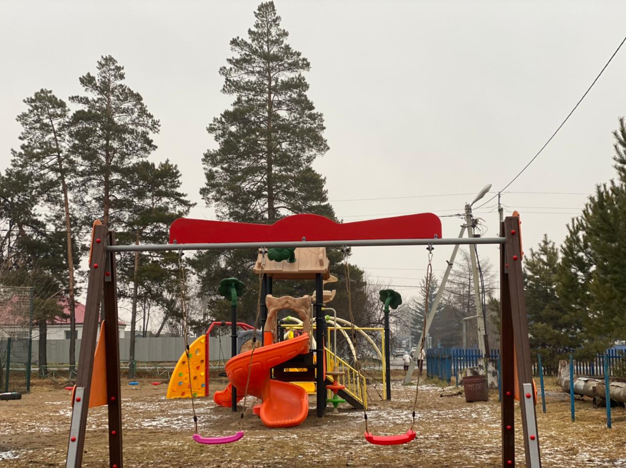 Детские площадки создали для ребят из Благовещенского района