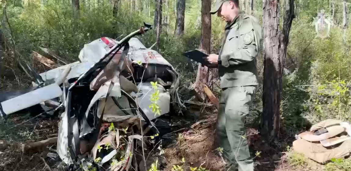 Опубликовано видео с места авиакатастрофы в Амурской области