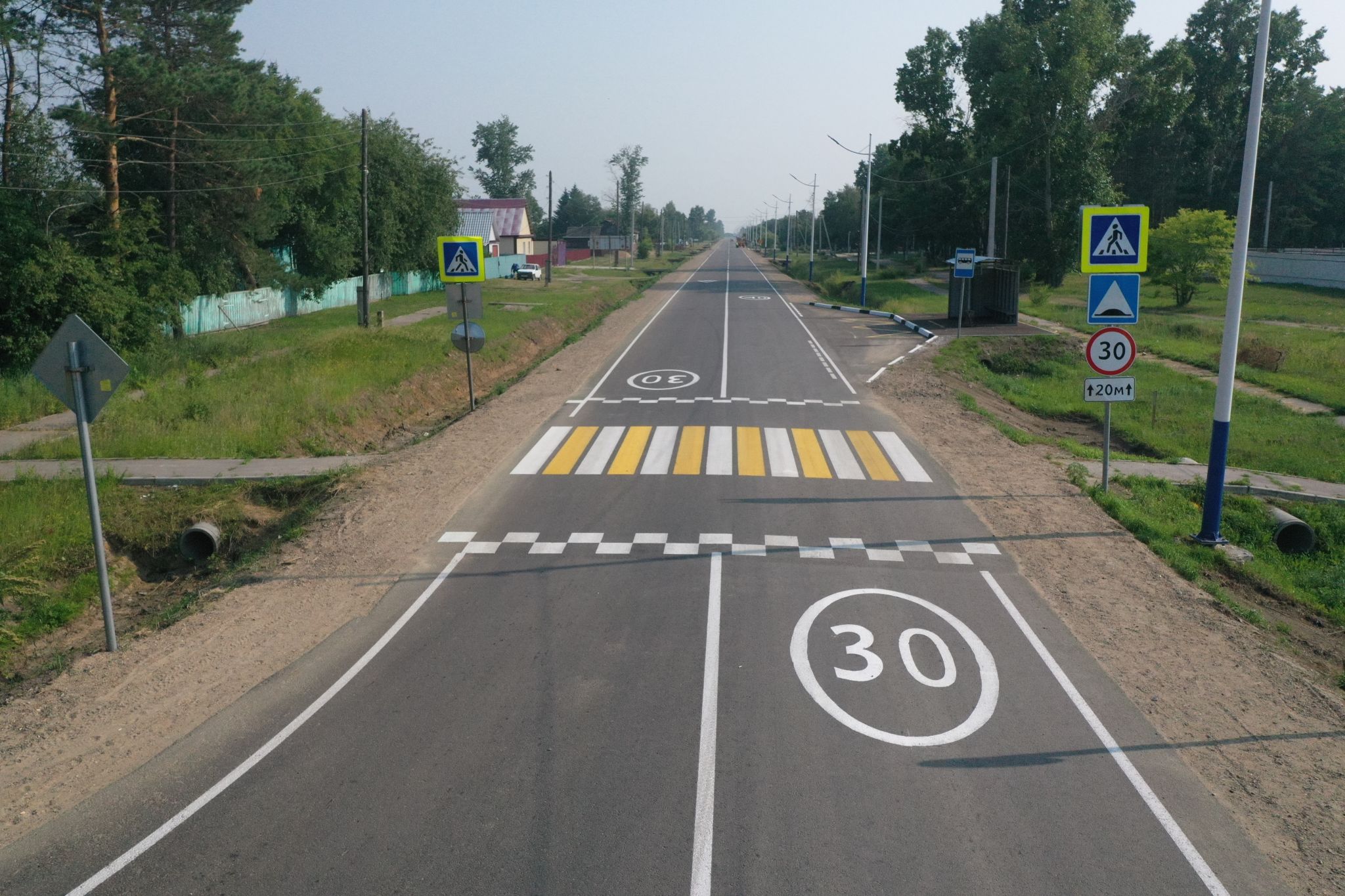 Участок региональной дороги отремонтировали в Приамурье
