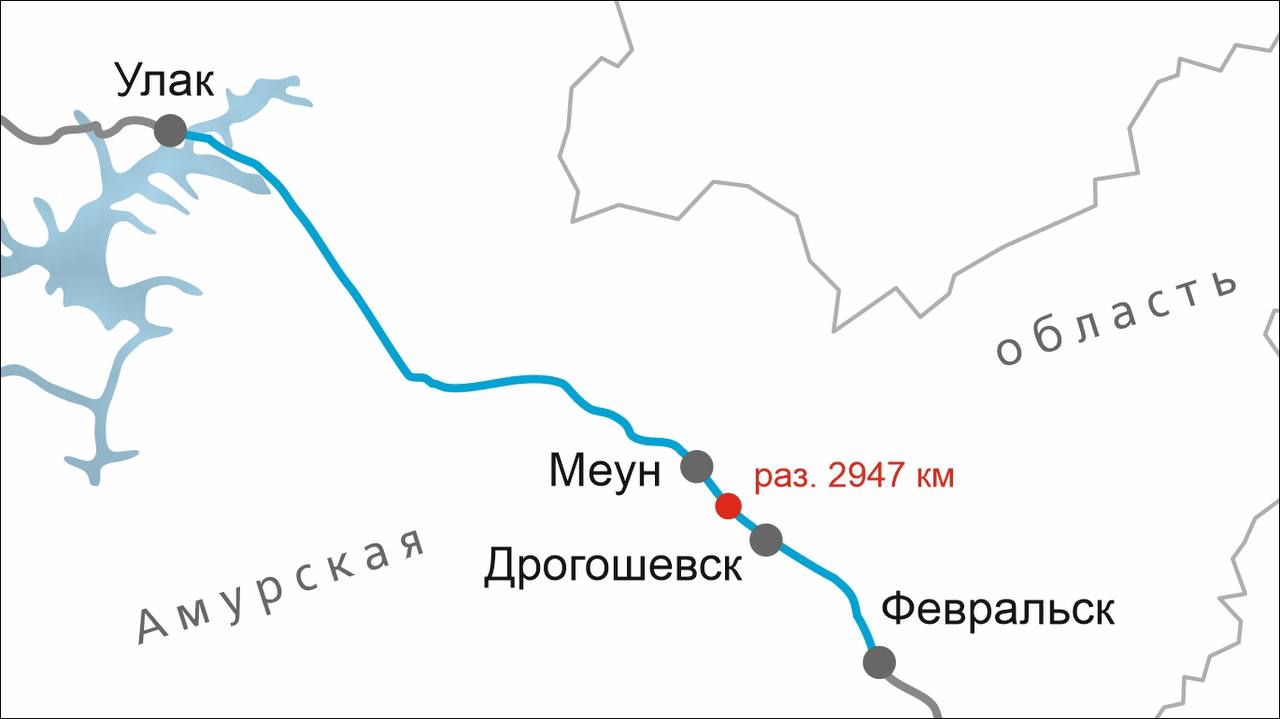 Новый разъезд БАМа открыли для движения поездов в Амурской области