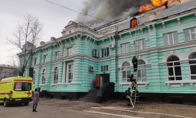 В Благовещенске зафиксировали превышение ПДК продуктов горения из-за пожара в клинике