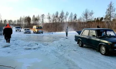 Ледяной плен окутал дороги в Зейском районе