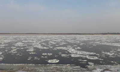 Шуга движется по рекам Амурской области 