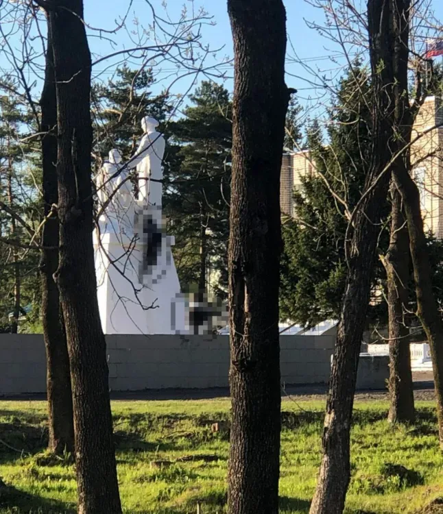 Детей, взобравшихся на памятник, пристыдили в Амурской области