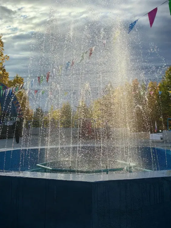 Фонтан своими руками сделали жители севера Приамурья