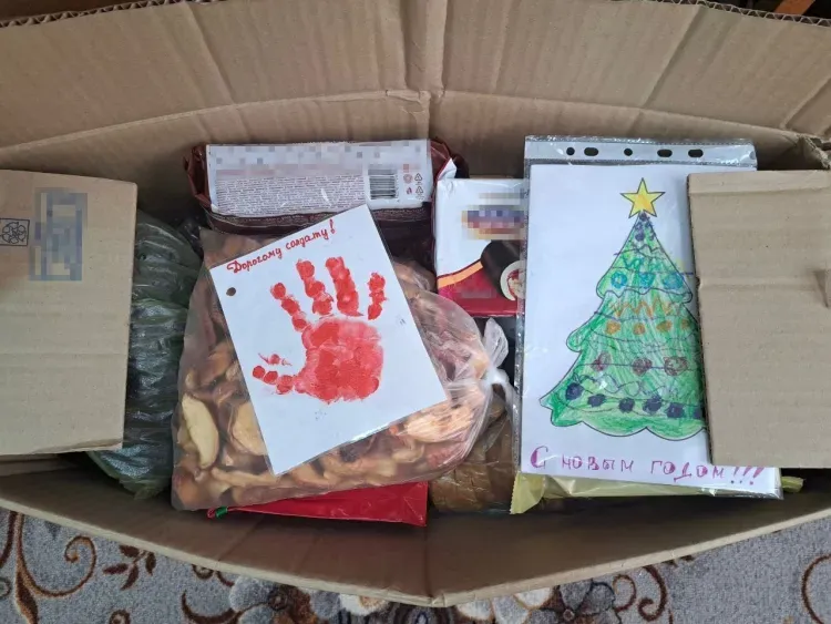 Сладкие новогодние посылки для бойцов СВО собрали амурские дети