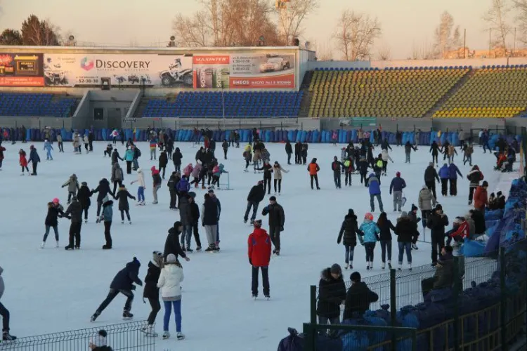 Благовещенский каток побил семилетний рекорд посещаемости