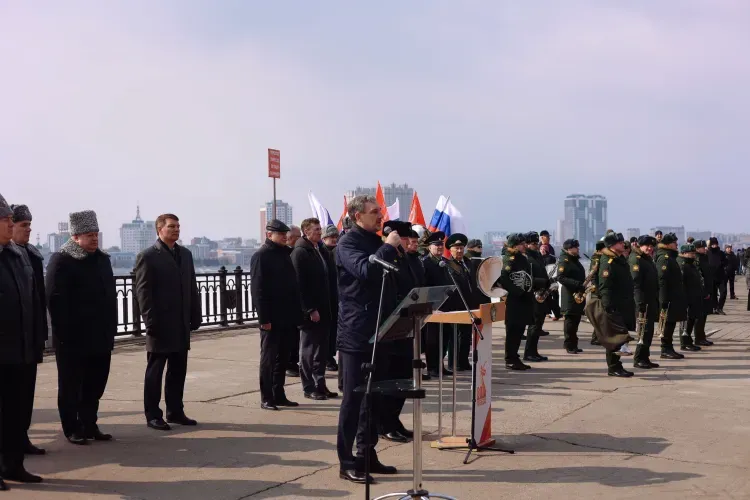 Пограничников, участвующих в международной акции, приветствовал губернатор Василий Орлов